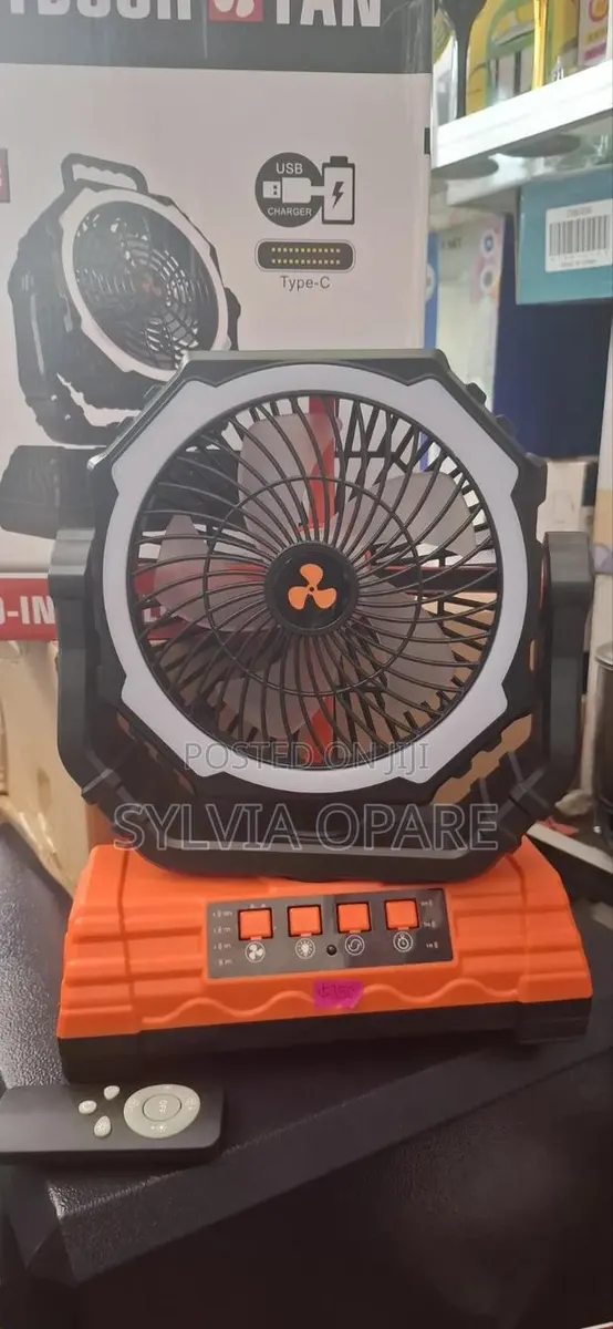 Rechargeable Fan and Light · Photo 1