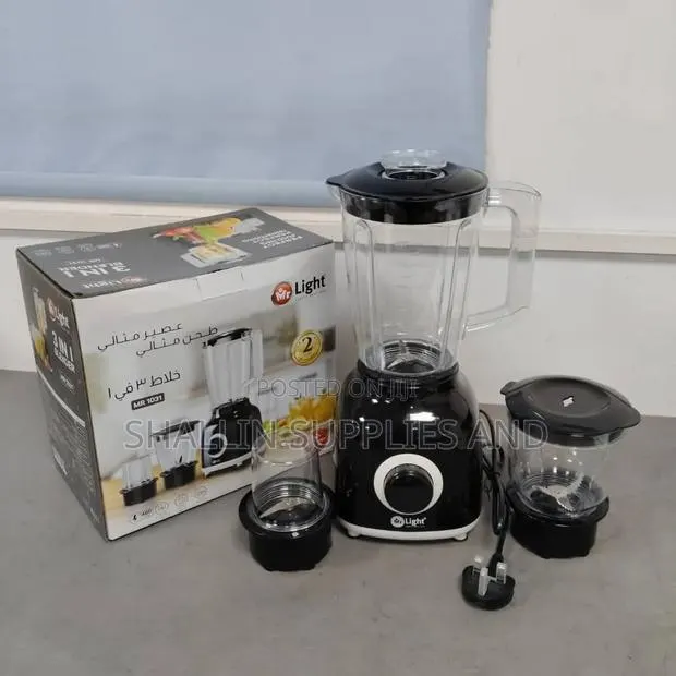 Mr. Light 3-in-1 Electric Blender Mr 1031 – Brand New · Photo 1