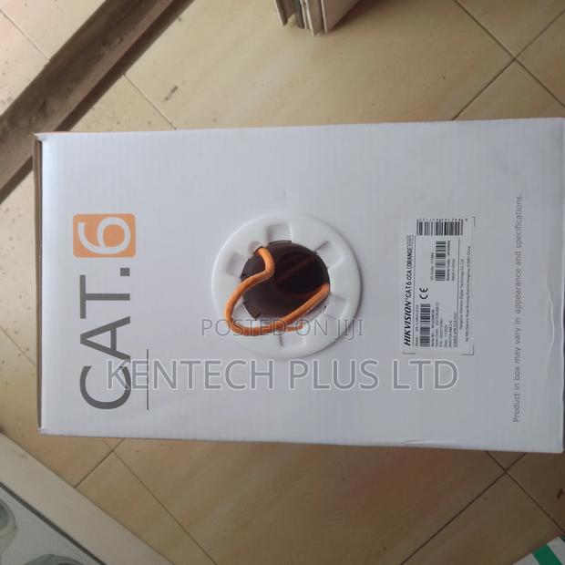 Hikvison Cat6 Network Orange Cable 305m Copper · Photo 1