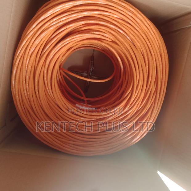 Hikvison Cat6 Network Orange Cable 305m Copper · Photo 3