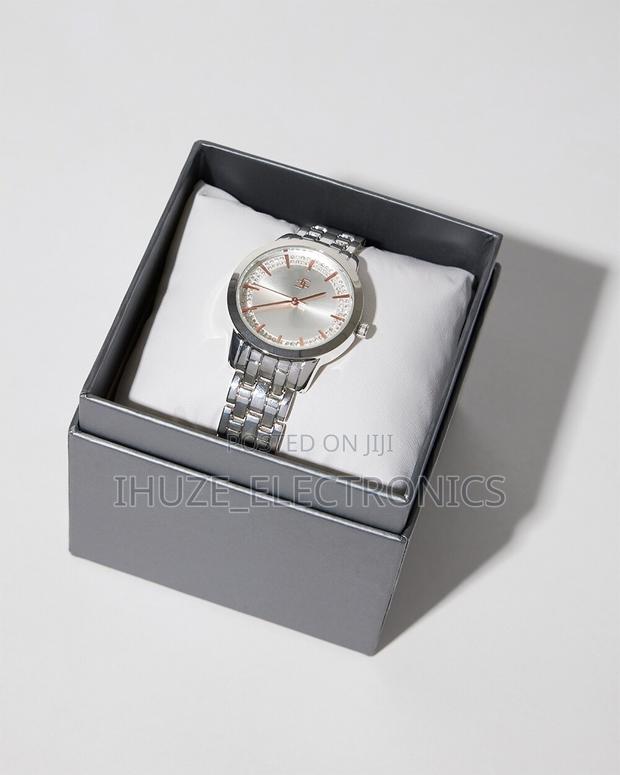 Silvertone Metal Watch With Glitz Face · Photo 1