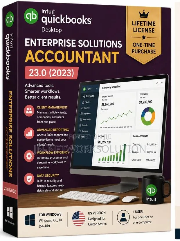 Intuit QuickBooks Desktop Enterprise Solutions Accountant 23.0 (2023) · Photo 1