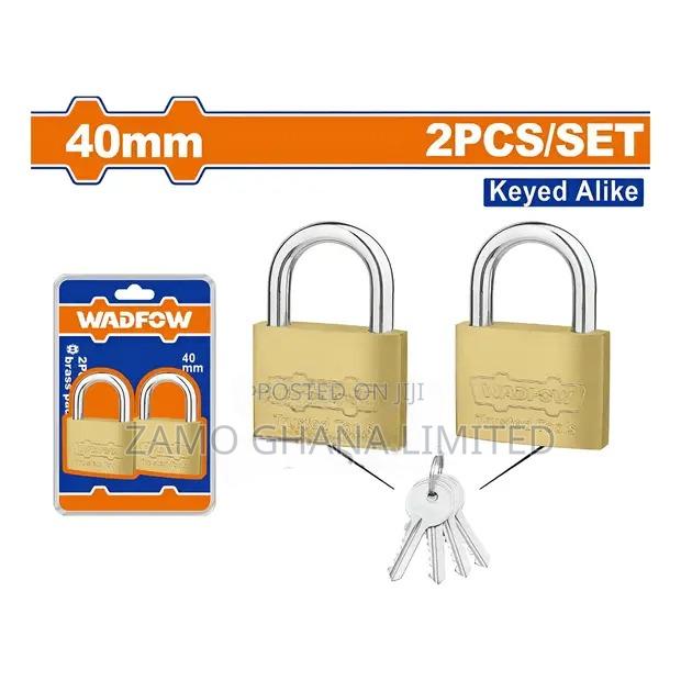 2pcs Key-Alike Brass Padlock Set - Wpdt442 · Photo 1