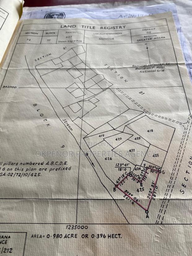 Roadside Land for Sale at Nungua · Photo 1
