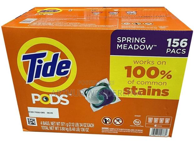 Tide Pods Laundry Detergent Pacs, Spring Meadow, 156 Count · Photo 1