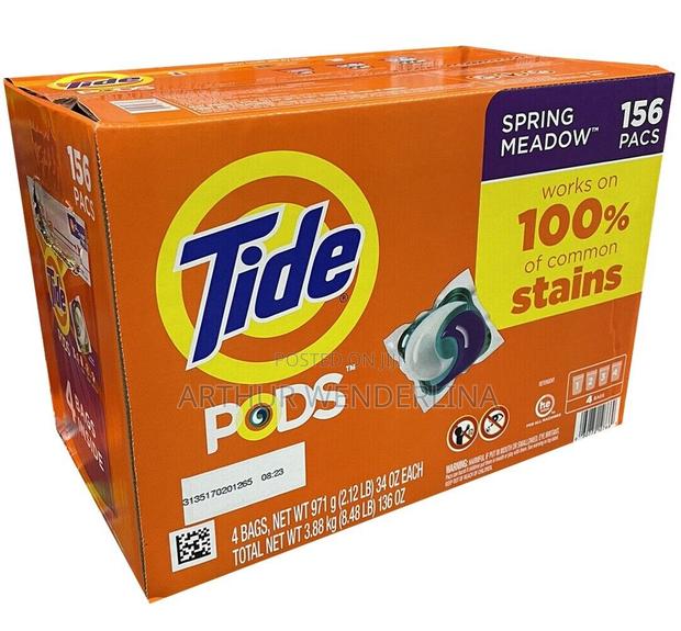 Tide Pods Laundry Detergent Pacs, Spring Meadow, 156 Count · Photo 3