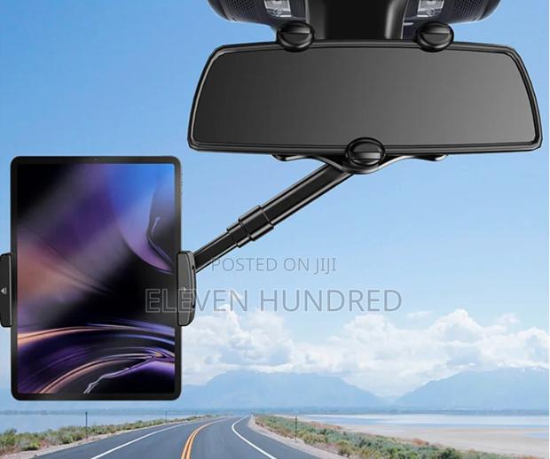 Tablet Holder on Car Rearview Mirror · Photo 1