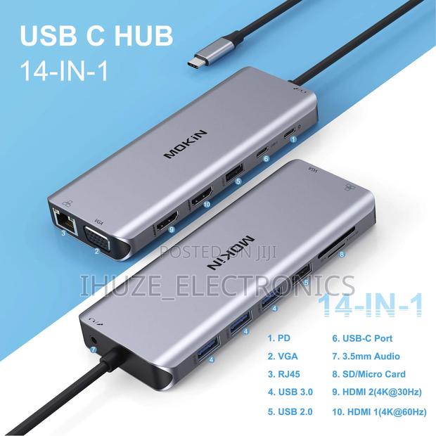 Mokin 14-in-1 Usb-C Docking Station (100% QUALITY) · Photo 1