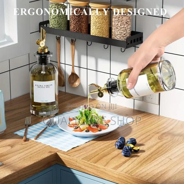 2pcs Glass Dispenser Bottles+Funnel+Label Set · Photo 2