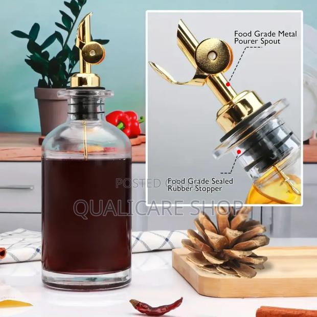 2pcs Glass Dispenser Bottles+Funnel+Label Set · Photo 6