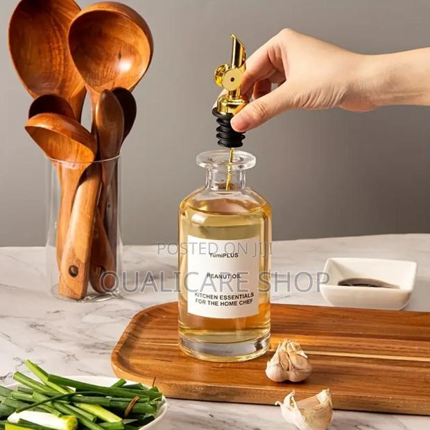 2pcs Glass Dispenser Bottles+Funnel+Label Set · Photo 3