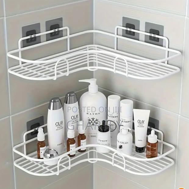Wall Mounted Bathroom Shelf White · Photo 3