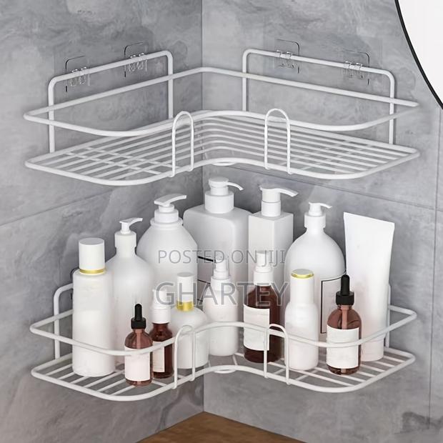 Wall Mounted Bathroom Shelf White · Photo 1