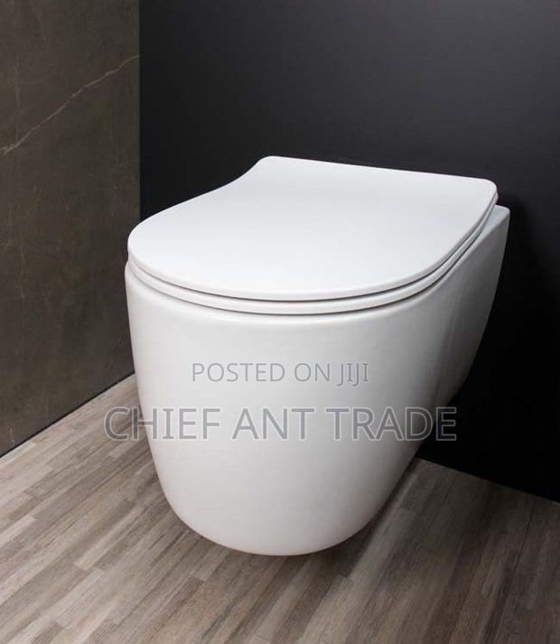 Hung Wc. Concealed Toilet Seat. Wall Water Closet. 625+G8601 · Photo 4