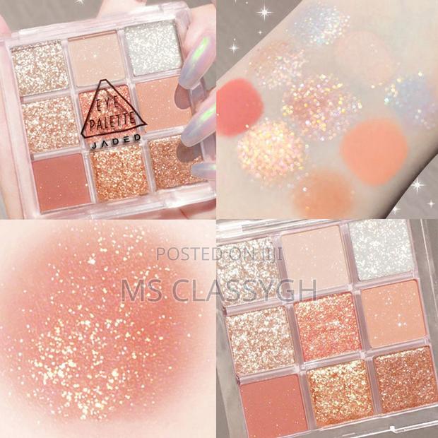 JADED Jiada 9-Color Eyeshadow Palette Ins Super Hot Glitter · Photo 3