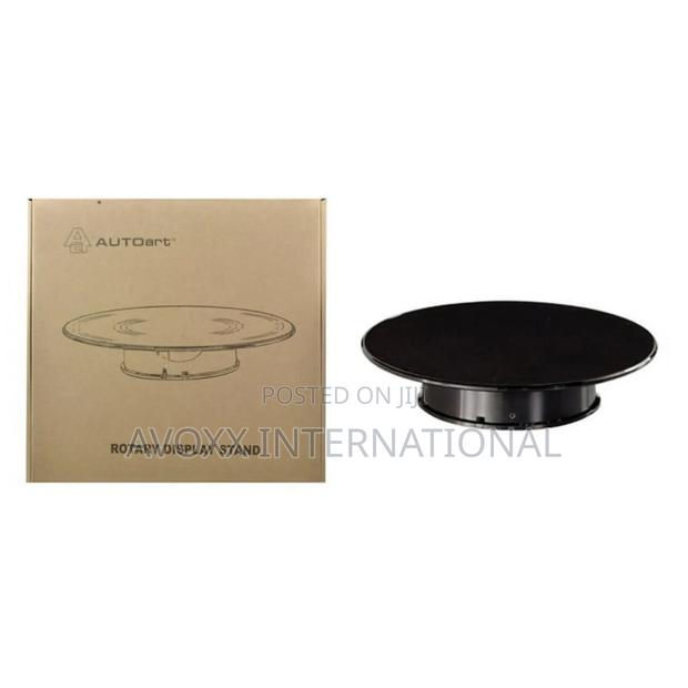 Autoart Rotary Display Turntable Stand Medium 10" Black Top · Photo 1