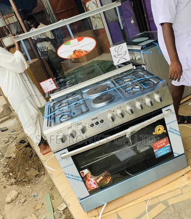 Secure Quality (4 Gas, 2 Electric) Ferre 60X90 Cooker · Photo 1