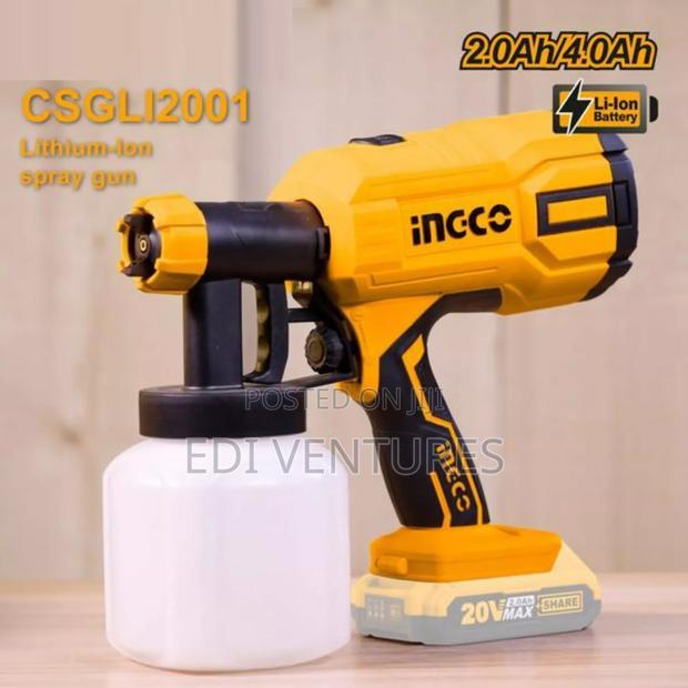 Cordless Ingco Spray Gun (Battery Sold Seperately Csgli2003 · Photo 1