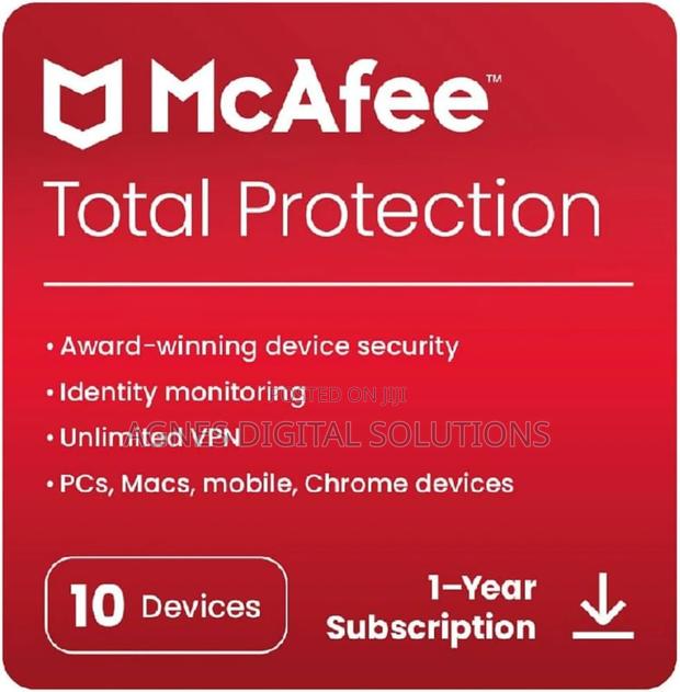 McAfee Total Protection 2024 | 10 PC | 1 Year Subscription · Photo 1