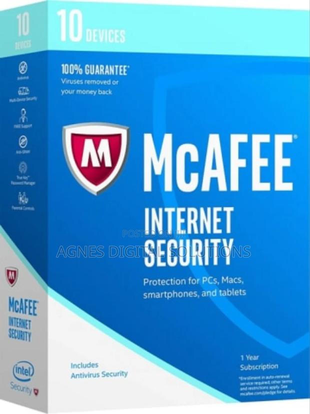 McAfee Internet Security for 10 Devices 1 Year · Photo 1