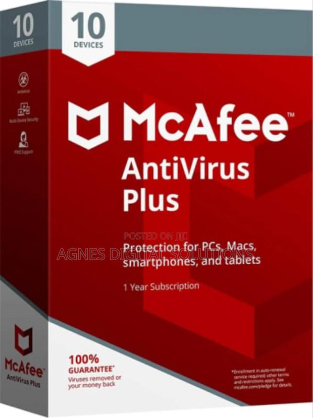 McAfee Antivirus for 10 Devices 1 Year Key · Photo 1
