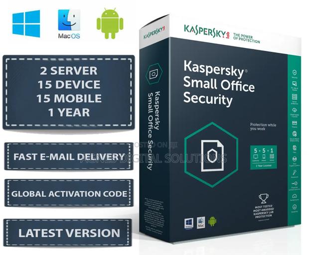 Kaspersky Small Office 2 Server 15 Device + 15 Mob + 1yr Key · Photo 1