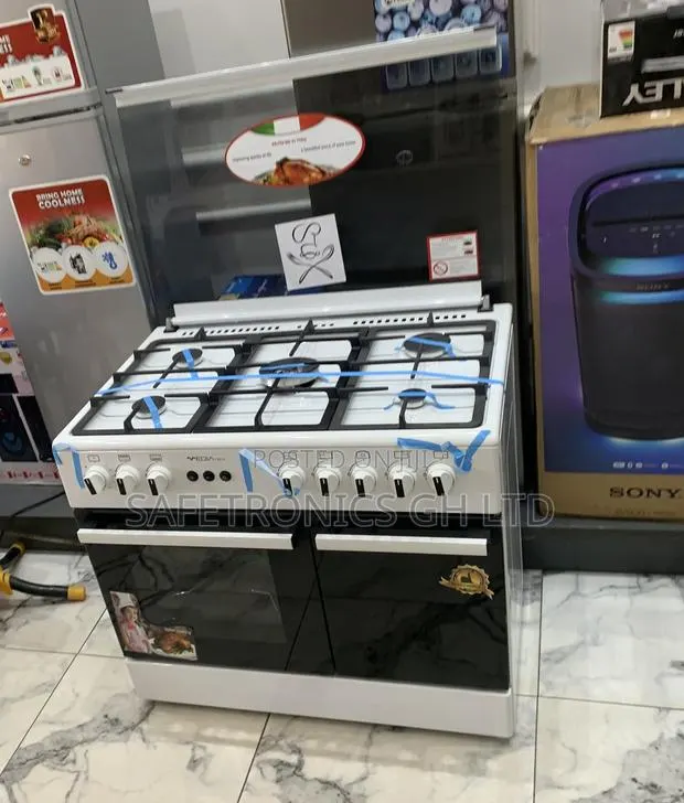 Shop Premium Mediatech 60x90 White Gas Cooker · Photo 1