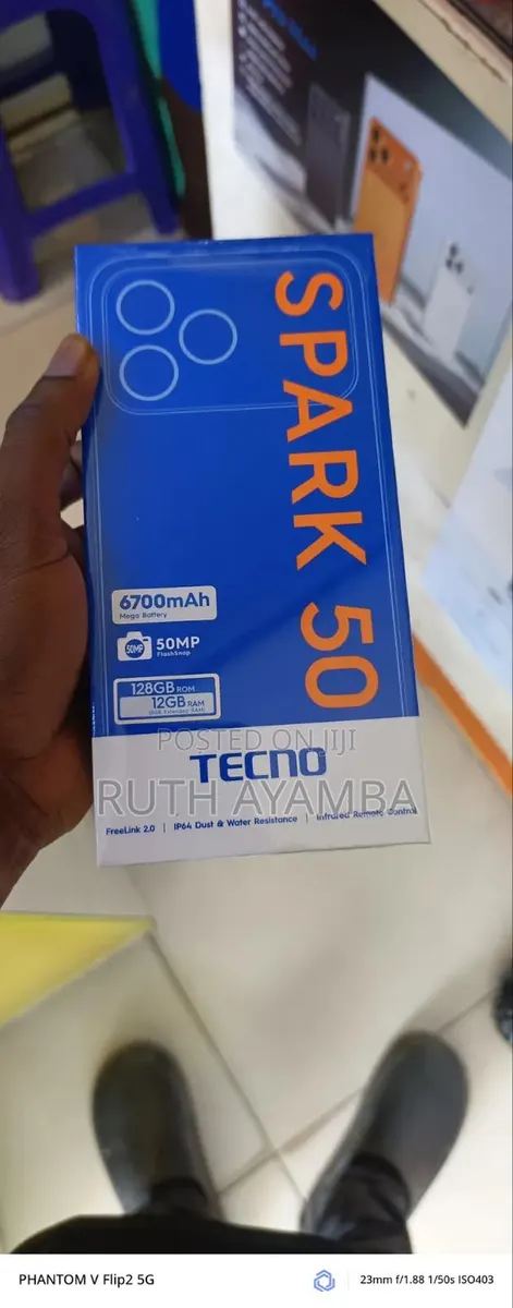 New Tecno Spark 50 128 GB Black · Photo 1