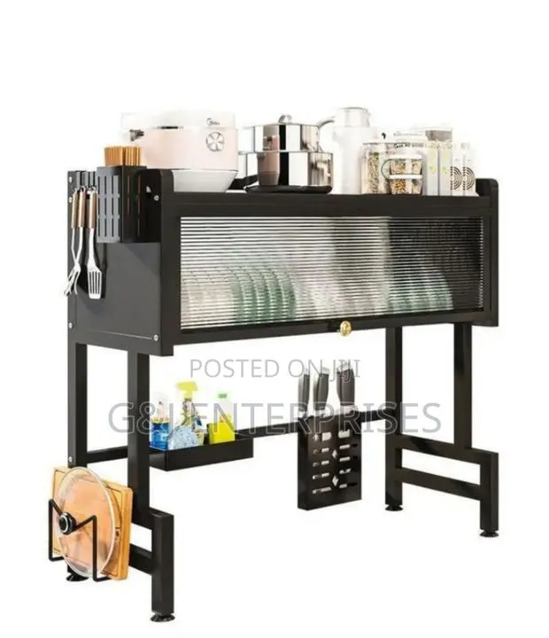 Over- Sink Rack With Glass Door · Photo 1