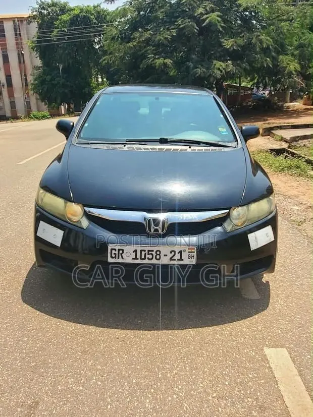 Honda Civic 2008 Black · Photo 1