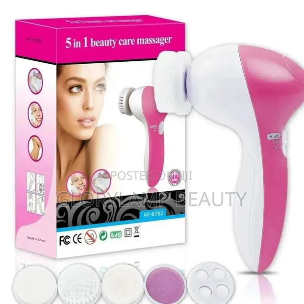 5-in-1 Electric Facial Cleansing Brush Beauty Care Massager · Photo 1