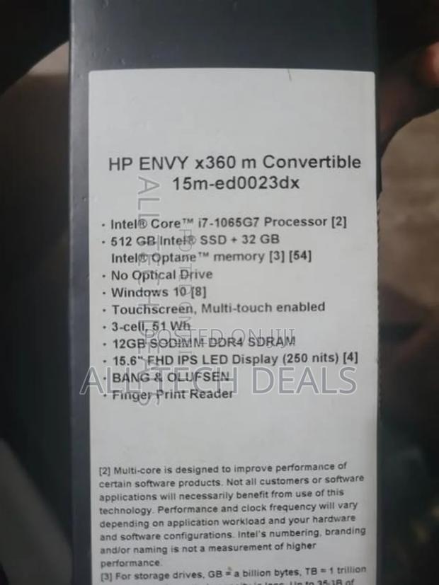 New Laptop HP Envy 15 16GB Intel Core I7 SSD 512GB · Photo 1