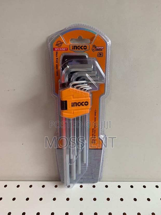 Hex Key Set- Extra Long Arm - Hhk11092 · Photo 1