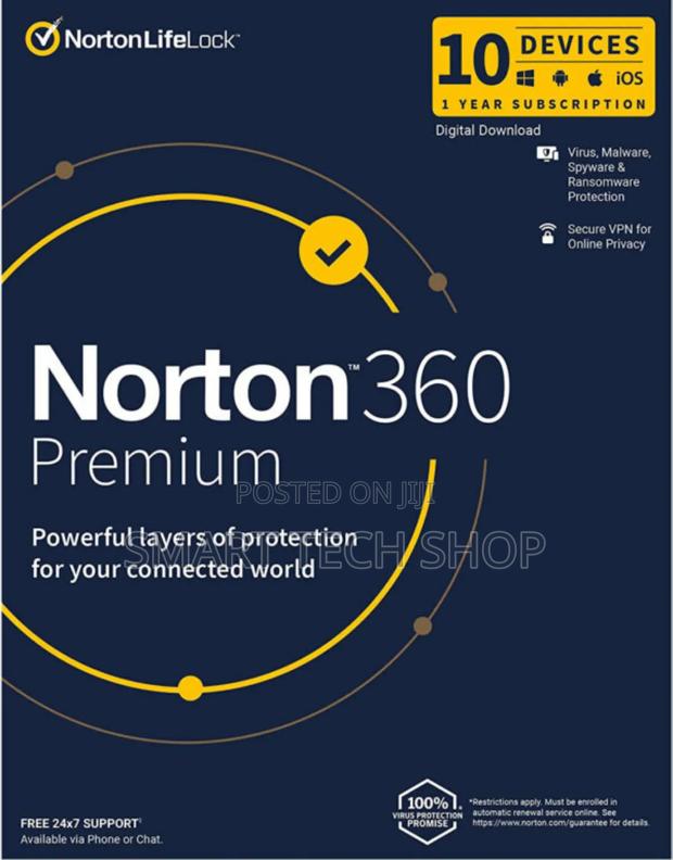 Norton 360 Premium Antivirus 10 Devices 1 Year · Photo 1