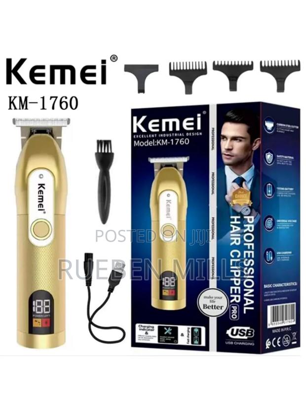 Kemei KM 1760 Beard Trimmer Hair Clipper Barbering Machine · Photo 1