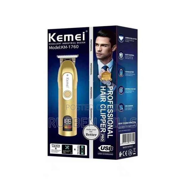 Stainless Steel Kemei Beard Trimmer Hair Clipper Machine · Photo 3