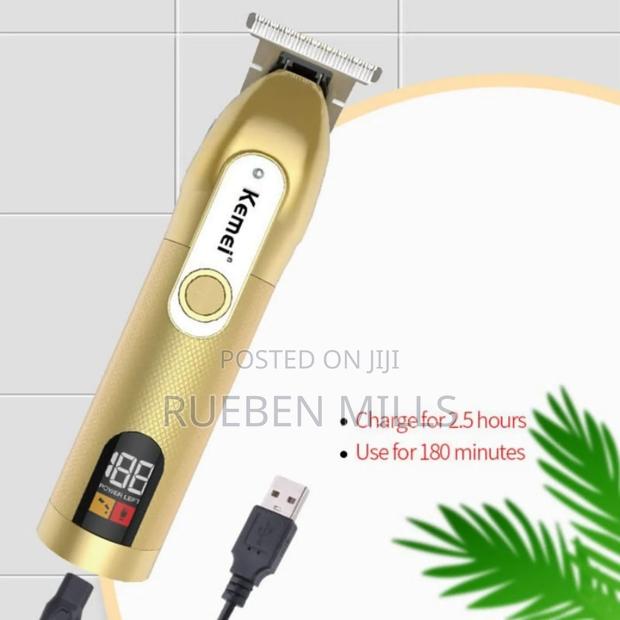 USB Rechargeable Kemei KM-1760 Sakora Machine Beard Trimmer · Photo 3