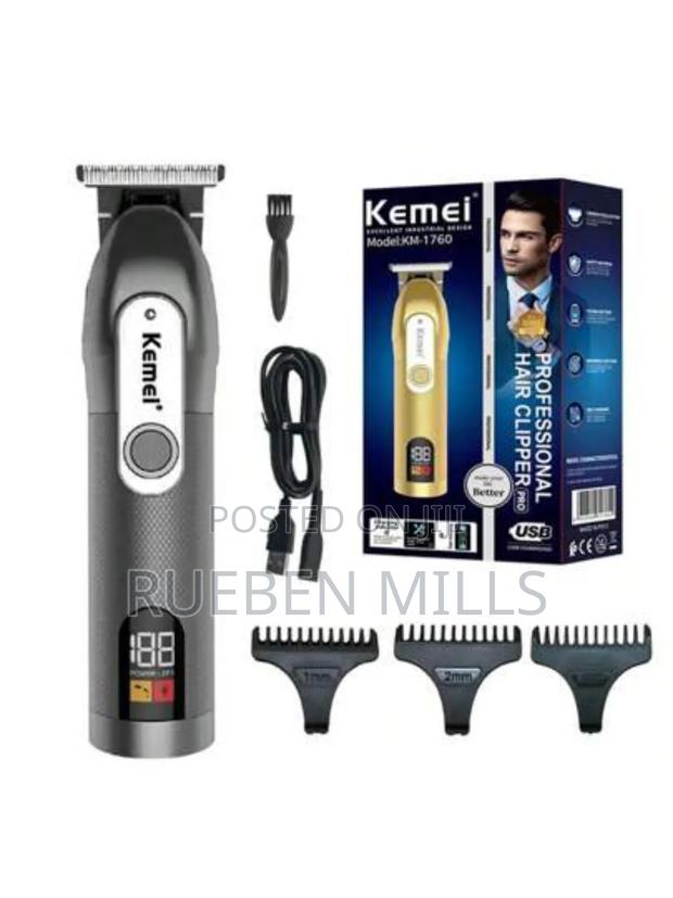 USB Rechargeable Kemei KM-1760 Sakora Machine Beard Trimmer · Photo 1