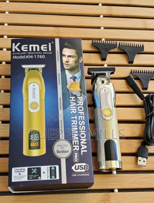 Kemei KM-1760 Hair Clipper and Beard Trimmer Shaving Machine · Photo 3