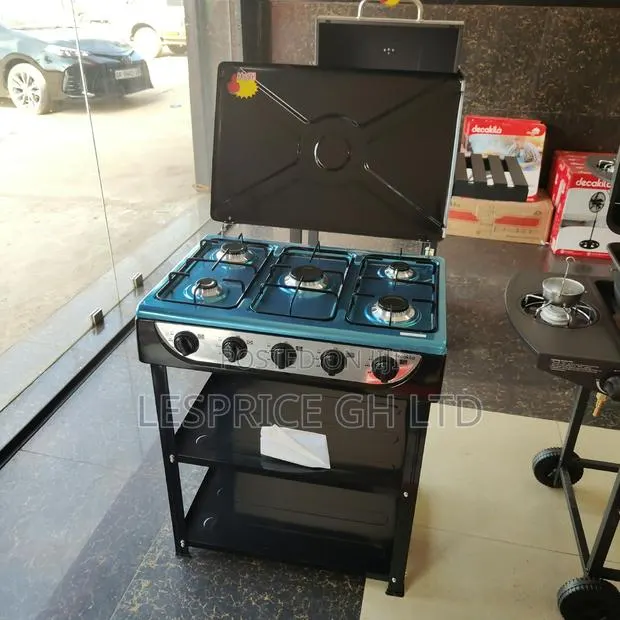 Falaa Deal of the Moment on Our Brandnew 5 Burner Gas Stove With Shelf · Photo 1