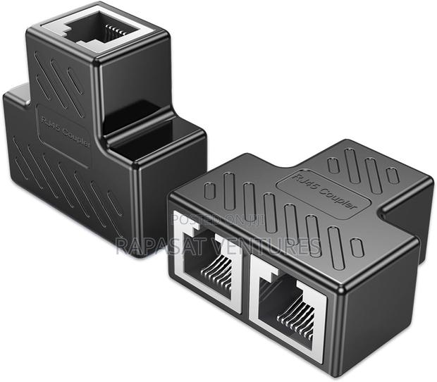 RJ45 TO RJ45 SPLITTER (1 to 2 Dual Female Port) · Photo 1