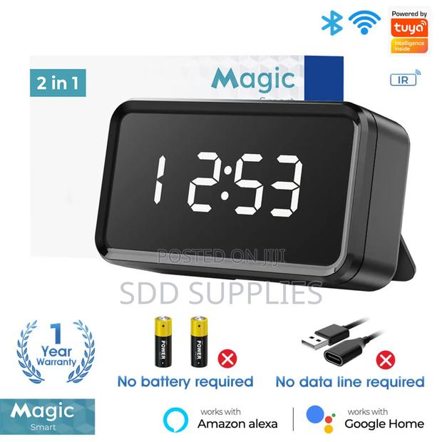 2 in 1 Universal IR Remote With LED Time Display Tuya Smart · Photo 1