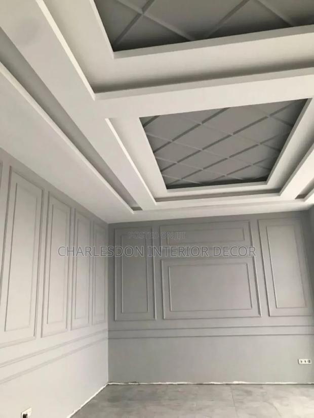 P O P Work, Textural Designs , Wall Skimming , Mirror Decor · Photo 2