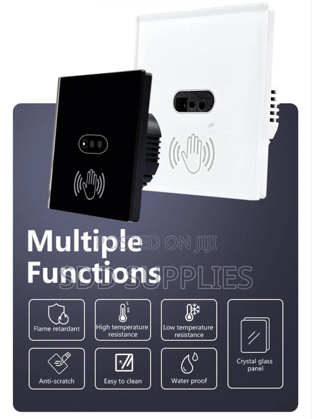 Infrared Hand Sensor Touch Less Switch Black and White · Photo 1
