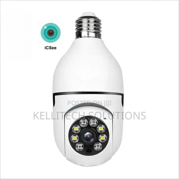 Smart Wireless Bulb CCTV Camera With Android, Ios App · Photo 2