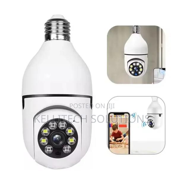 Hd Smart Bulb Cctv Camera With Android, Ios App · Photo 1