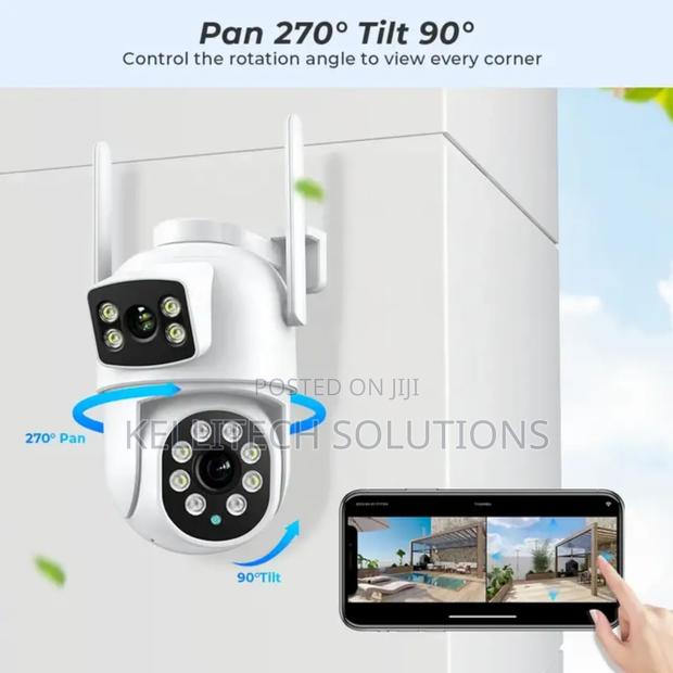 Alarmed Double Lens 6MP HD CCTV Camera · Photo 2