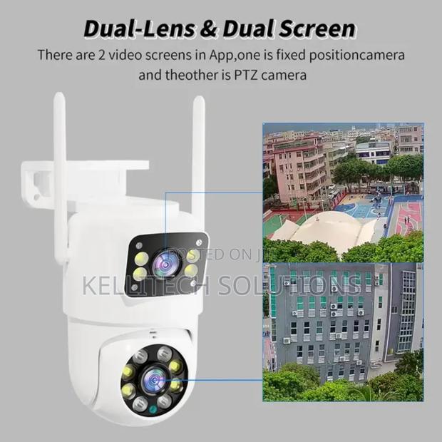 2in1 Double Lens Wireless CCTV Camera · Photo 1