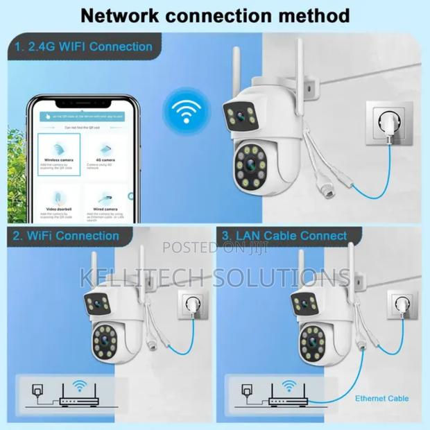 Double Lens 2in1 Ai Smart Camera With Free Mobile Phone App · Photo 2