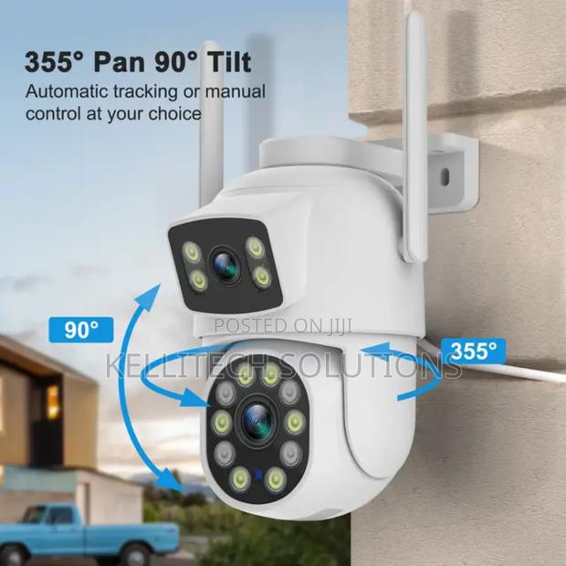 Double Lens Wifi CCTV Camera With Android and Ios App · Photo 1